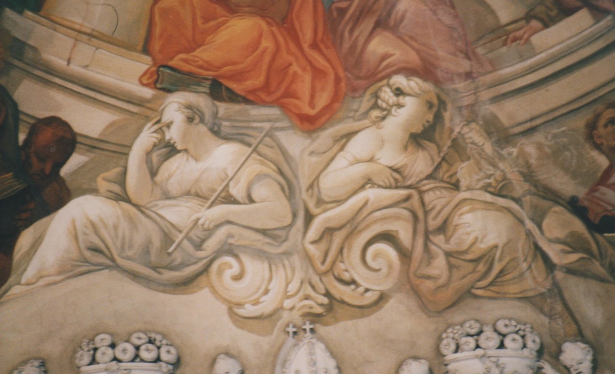 Stiftskirche Banz, Ceiling Fresco by Melchior Steidl