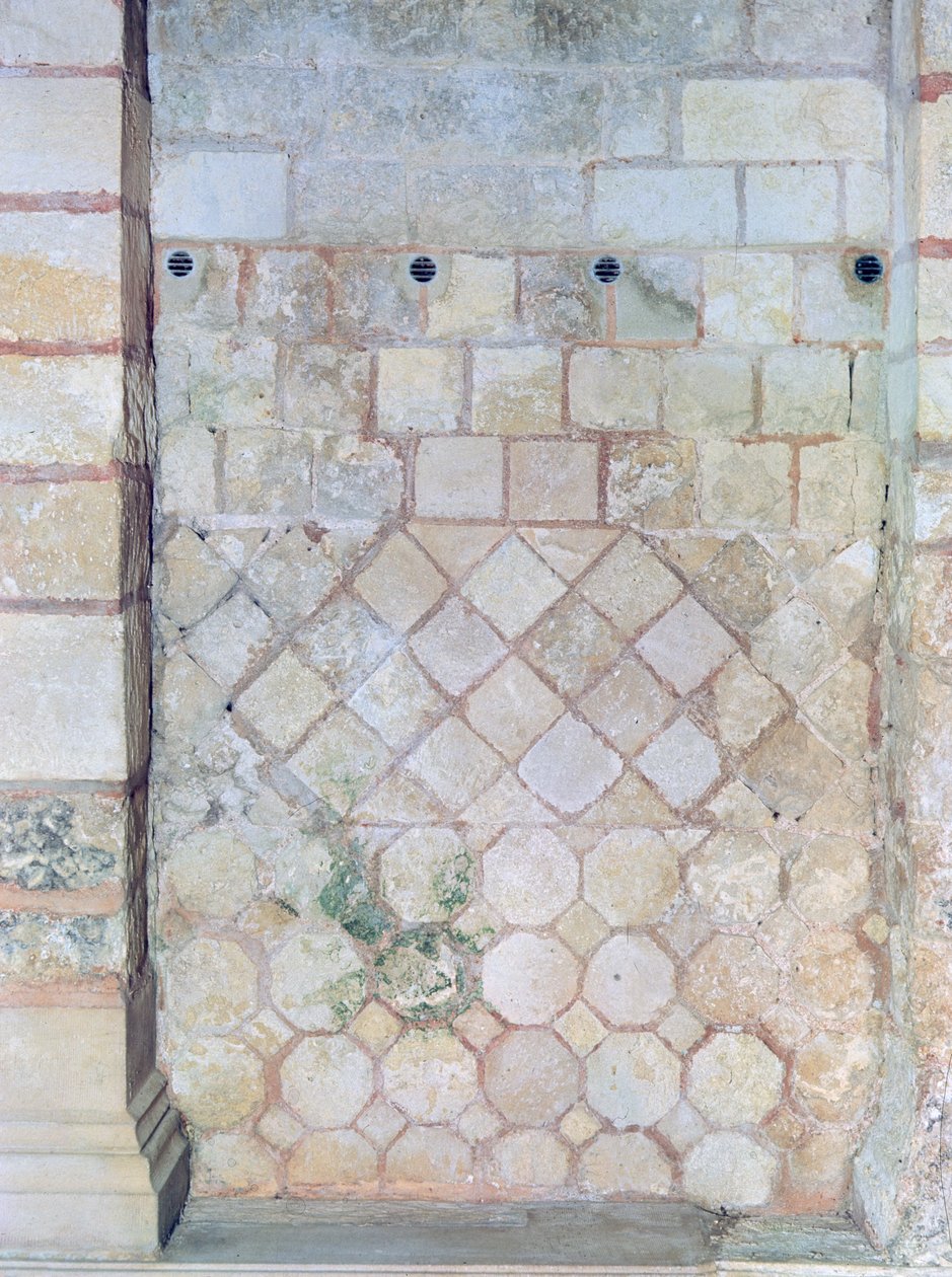 Detail of the Wall of the Crypt of St. Paul by Merovingian