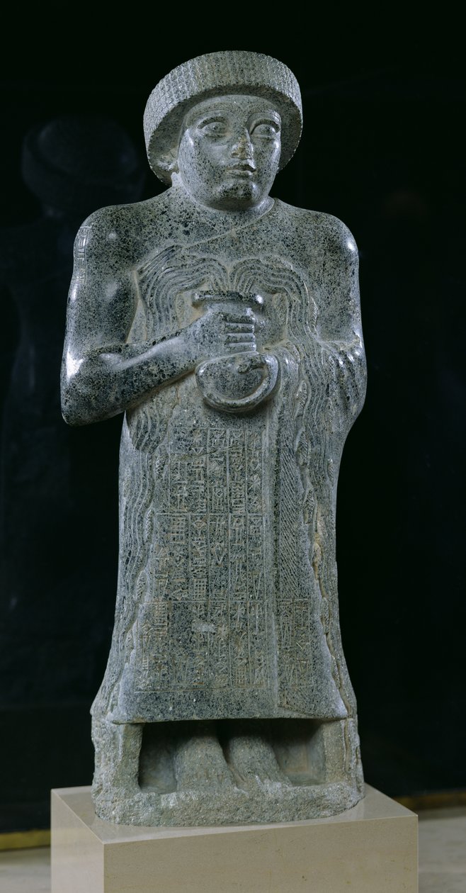 Statue of Prince Gudea, c.2150 BC by Mesopotamian