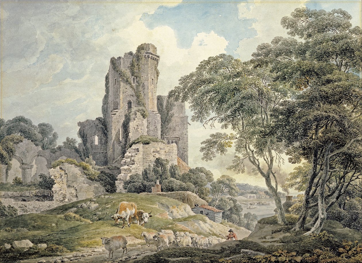 A View of a Ruined Castle by Michael Rooker