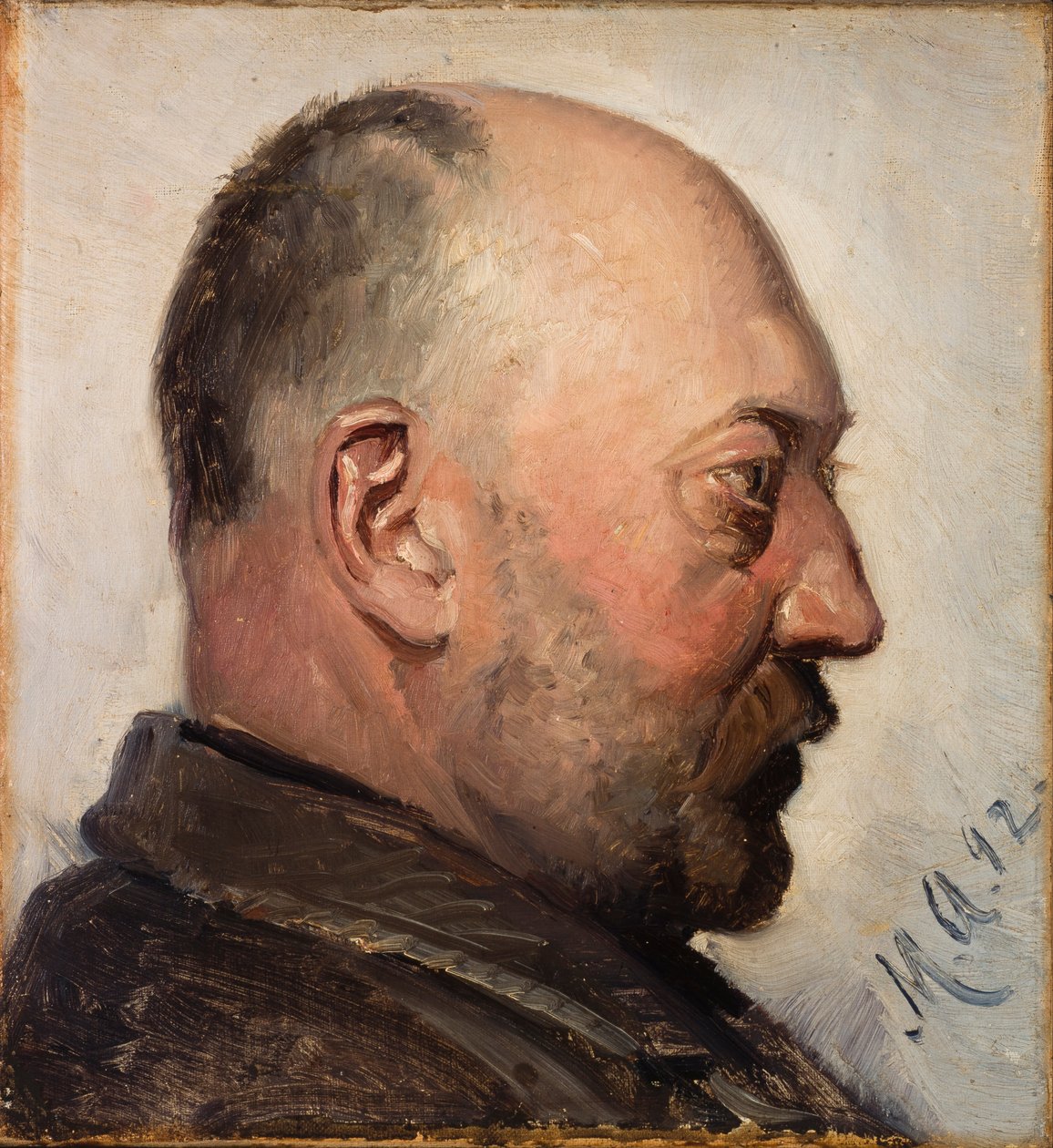 Thorvald Bindesbøll by Michael Peter Ancher