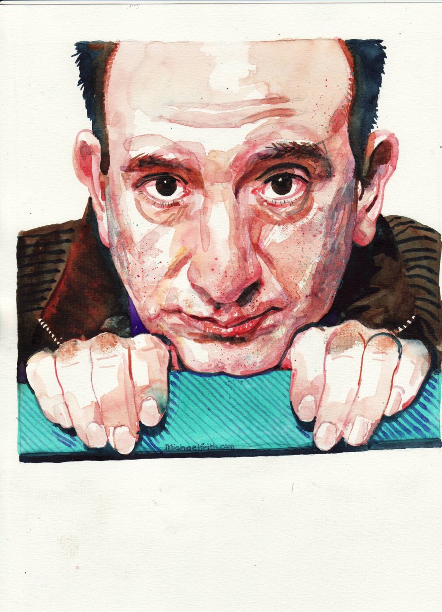 Armando Iannucci by Michael Frith