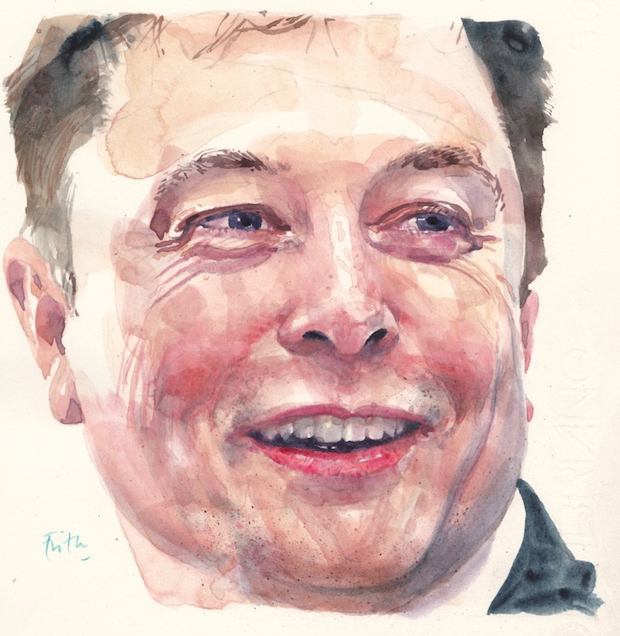 Elon Musk by Michael Frith