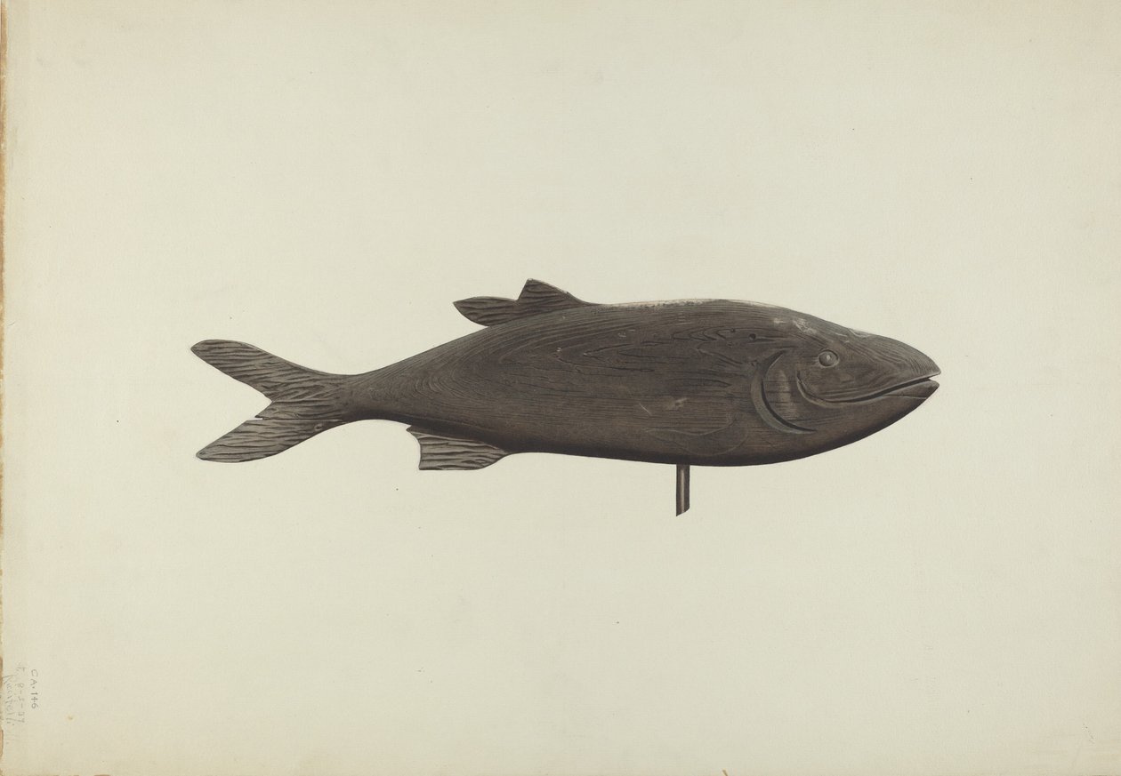 Fish Weather Vane by Michael Riccitelli