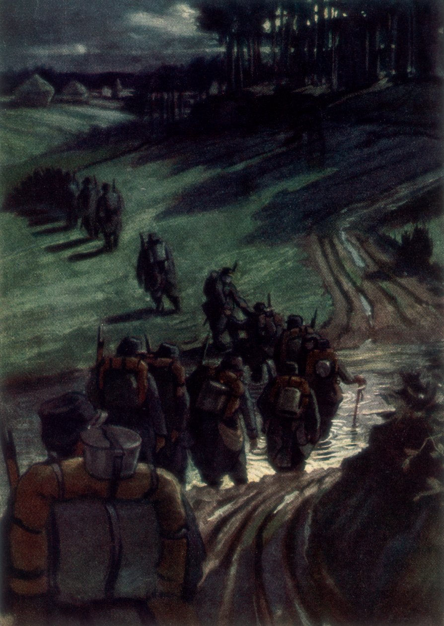 Off to the Trenches by Michel