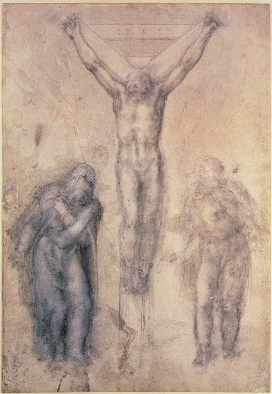 Study for a Crucifixion by Michelangelo Buonarroti