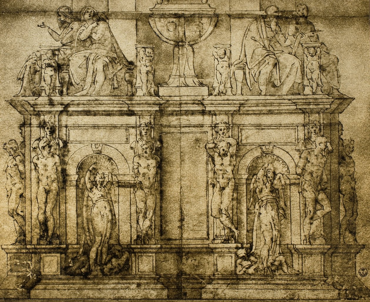 The Tomb of Pope Julius II by Michelangelo Buonarroti