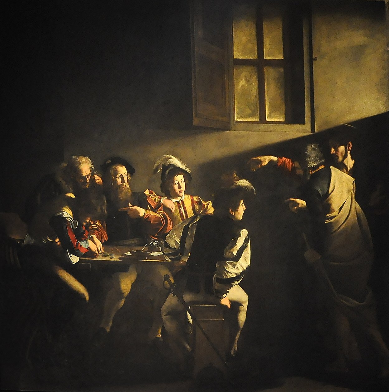 The Calling of Matthew by Michelangelo Merisi Caravaggio