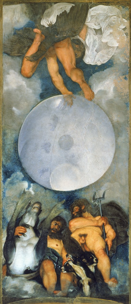 Jupiter, Neptune and Pluto by Michelangelo Merisi Caravaggio