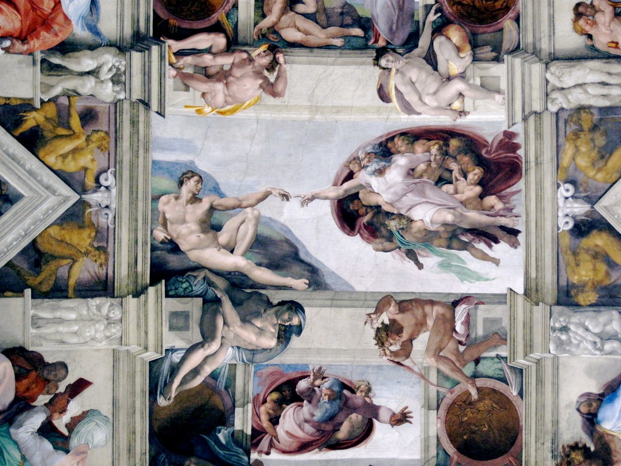 The Creation of Adam by Michelangelo