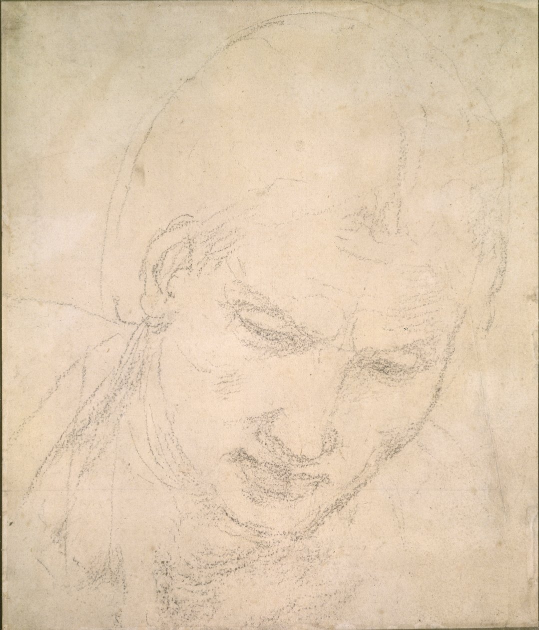 Study of a Head by Michelangelo Buonarroti