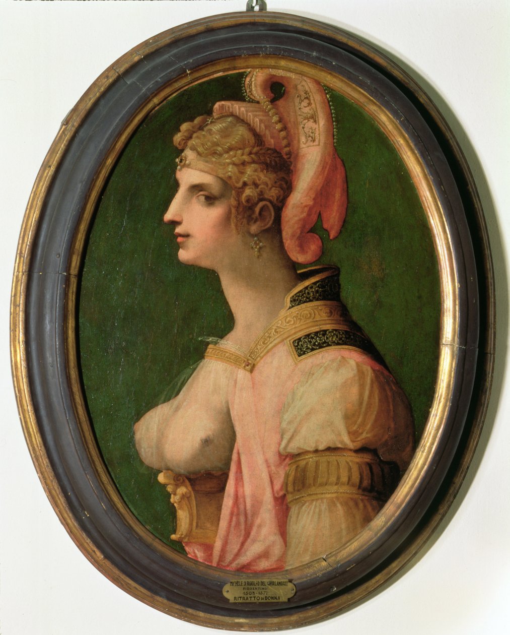 Portrait of a Woman, Probably Zenobia, Queen of Palmyra by Michele di Ridolfo Tosini