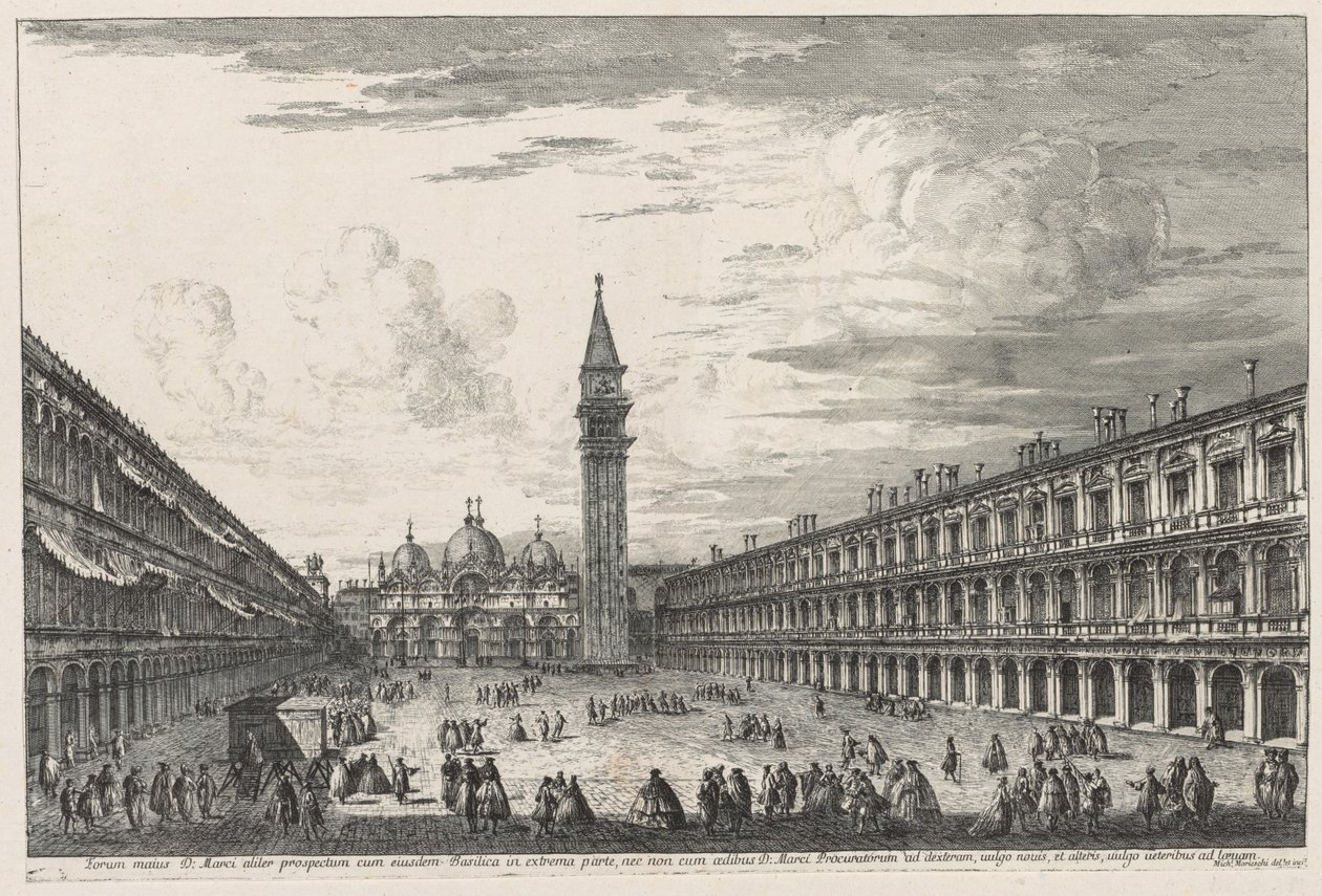Views of Venice: Piazzo S. Marco by Michele Marieschi