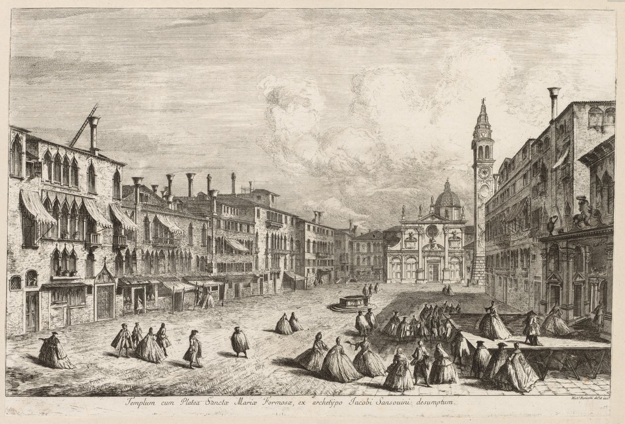 Views of Venice: S. Maria Formosa by Michele Marieschi
