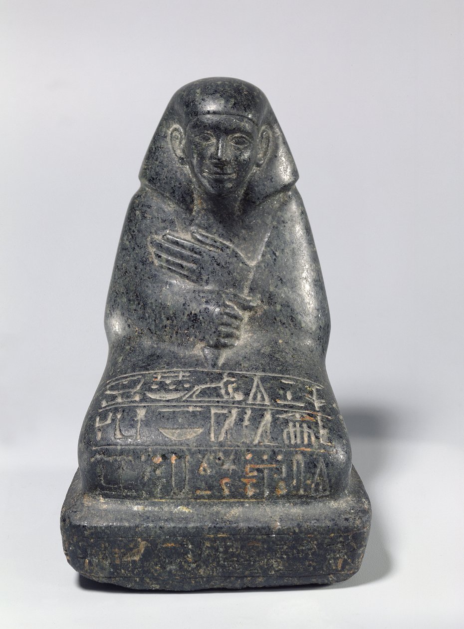 Seated figure of Senpu by Middle Kingdom Egyptian