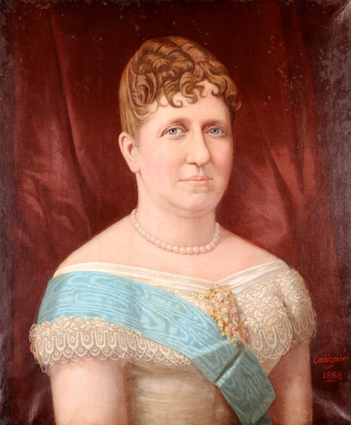 Portrait of Isabel, Princess of Brazil by Miguel Navarro Canizares