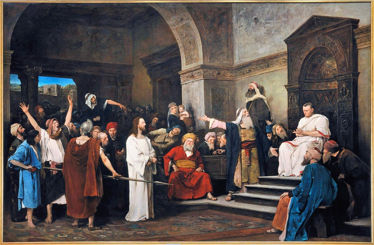 Jesus before Pilate by Mihály Munkácsy