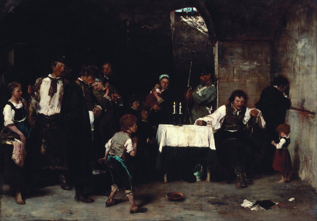 Condemned Cell I by Mihály Munkácsy
