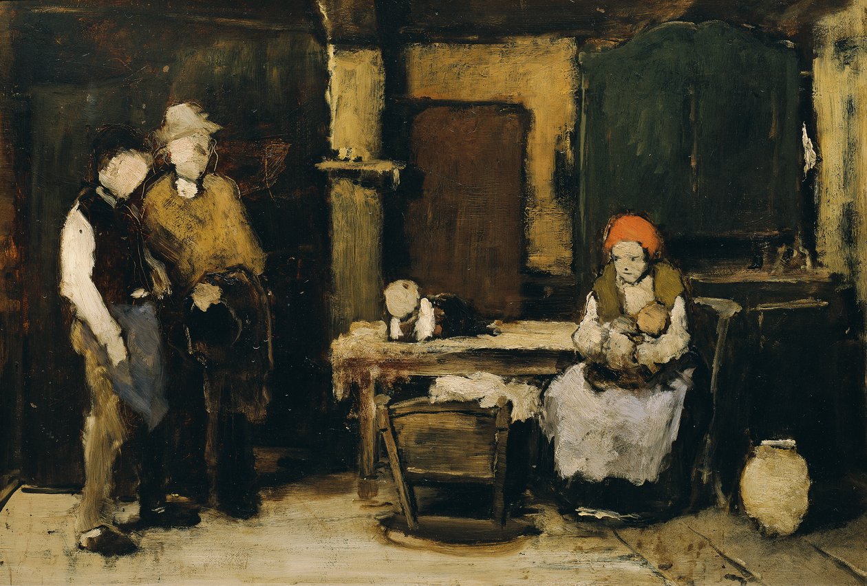 The Drinker by Mihály von Munkácsy