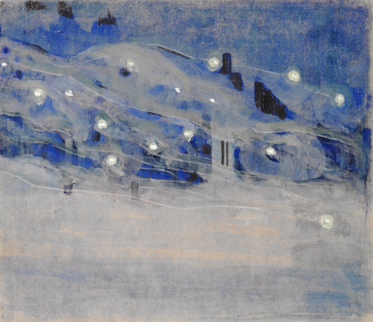 Sparks III by Mikalojus Konstantinas Čiurlionis