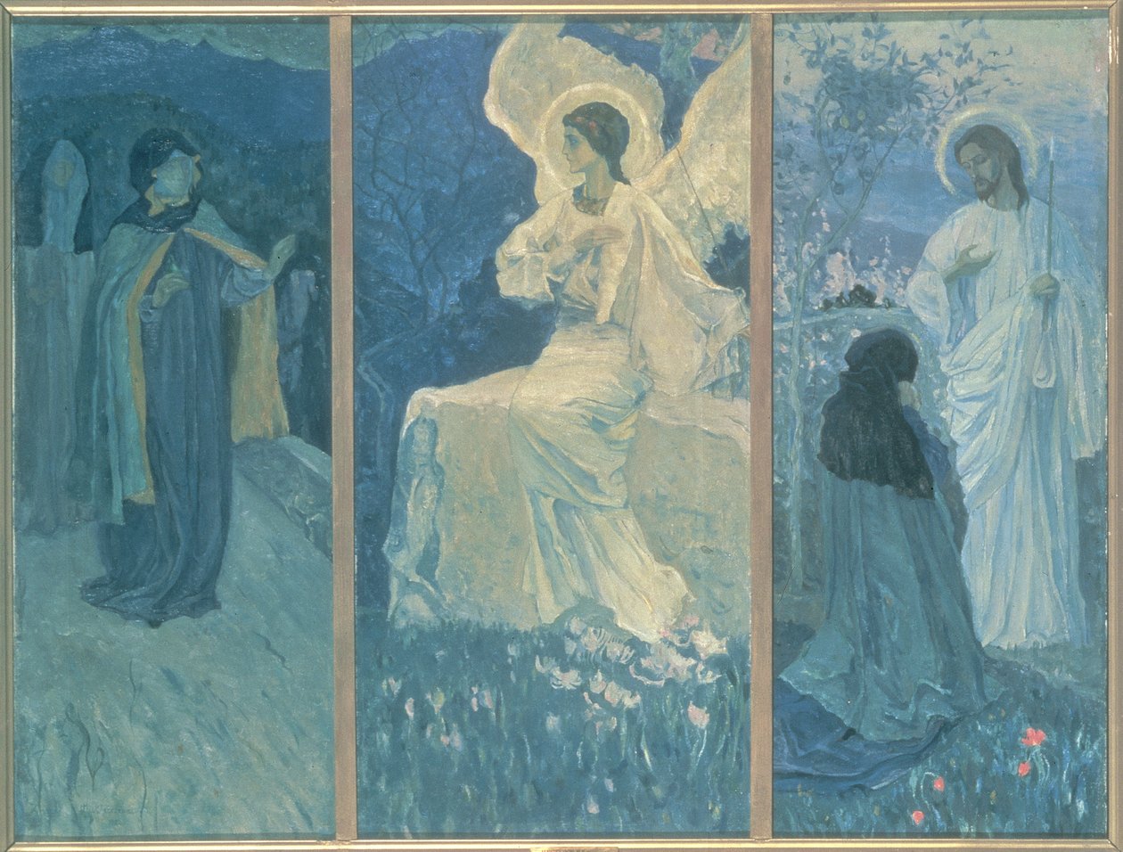 The Resurrection Triptych, 1922 by Mikhail Vasilievich Nesterov