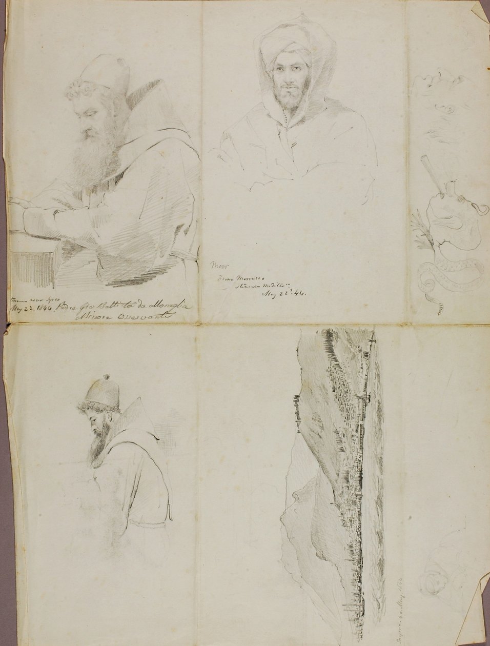 Studies: Landscape and Portrait by Miner Kilbourne Kellogg