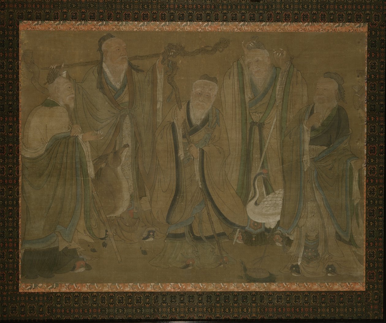 Five sages by Ming Dynasty Chinese School