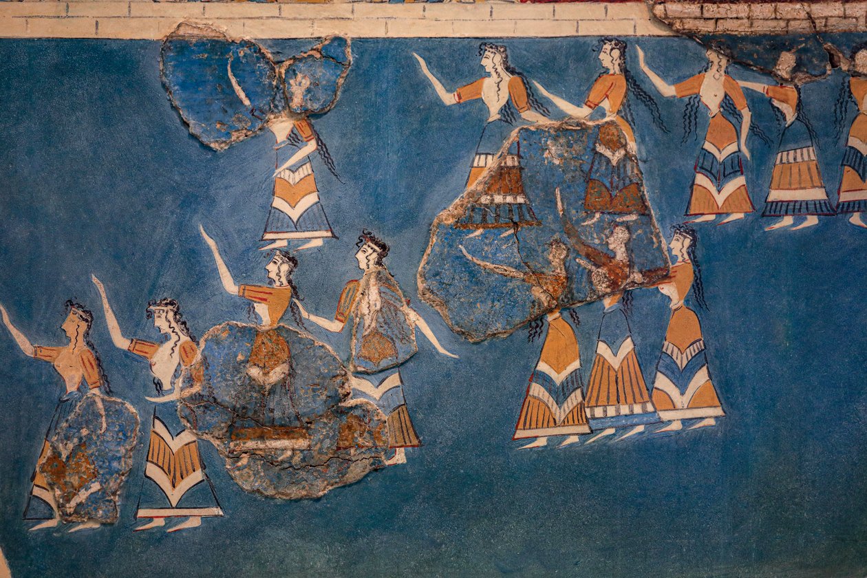 Sacred Grove and Dance Fresco by Minoan