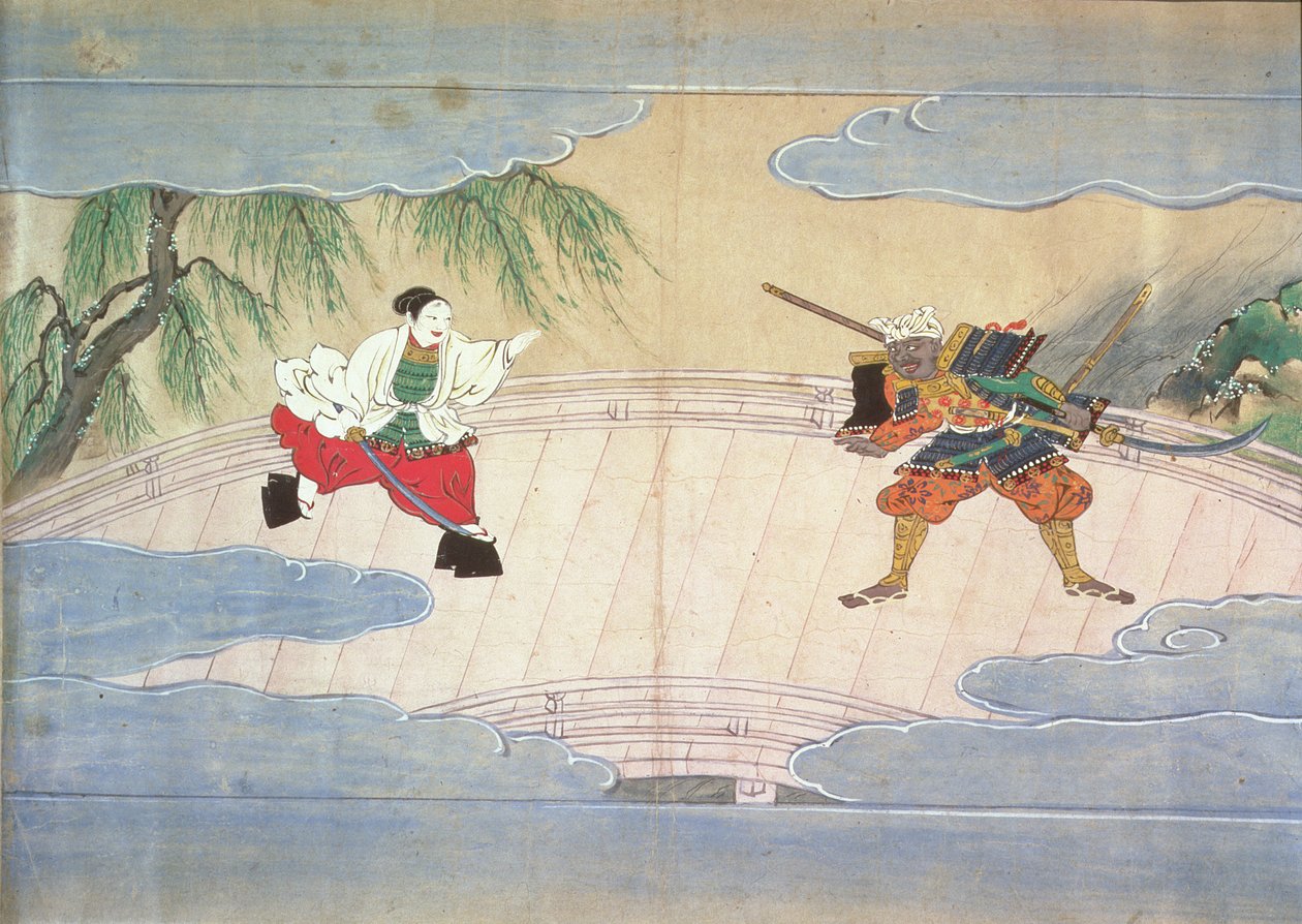 The Tale of Musashibo Benkei by Mitsuhiro after Tosa