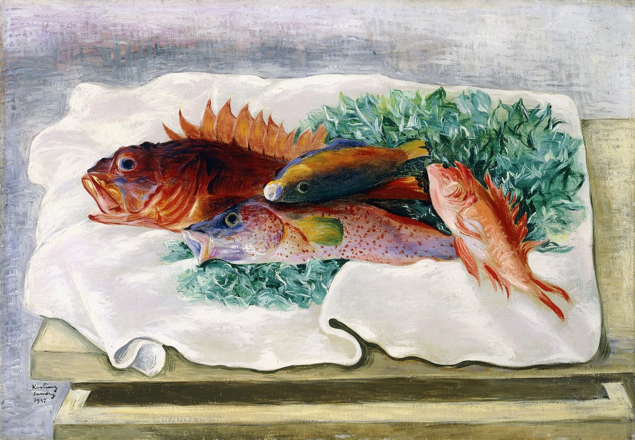Fish by Moise Kisling