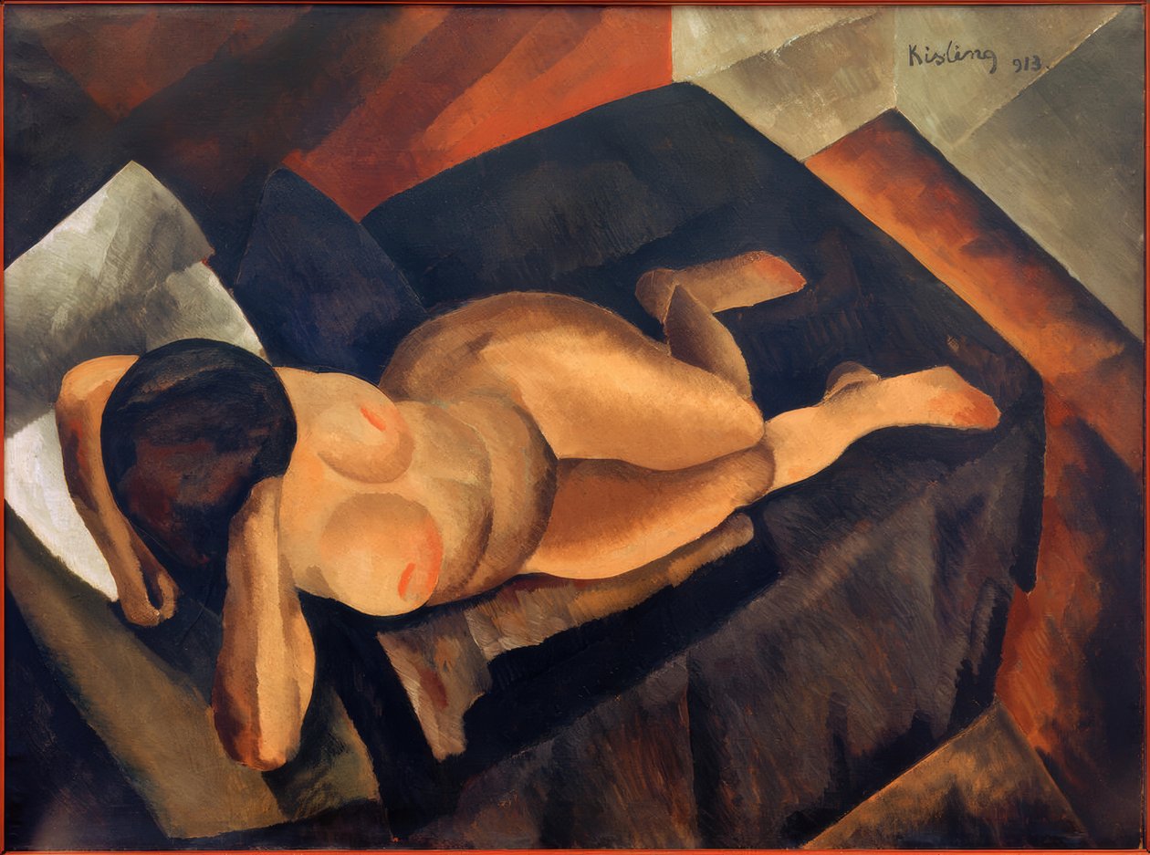 Reclining Nude by Moise Kisling
