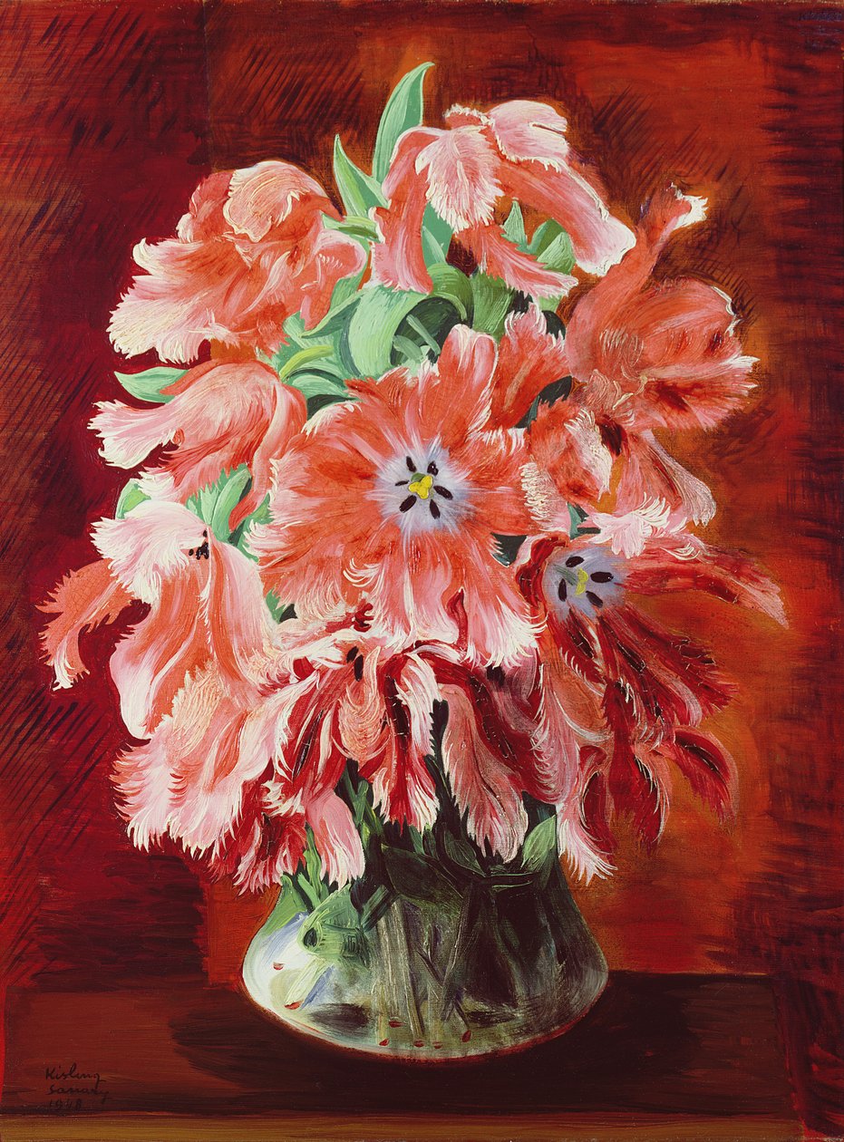 Tulips by Moise Kisling
