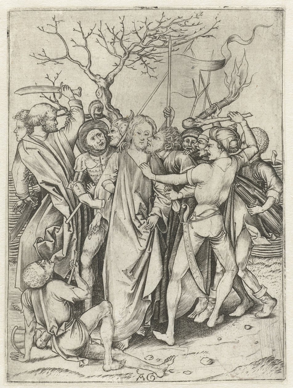 The Arrest of Christ (Passion Story) by Monogrammist AG