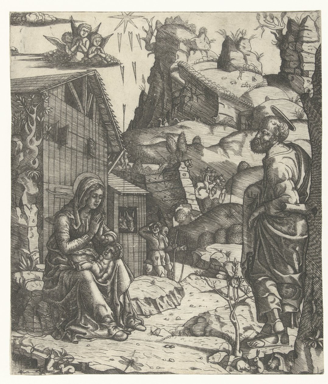 Birth of Christ by Monogrammist IICA