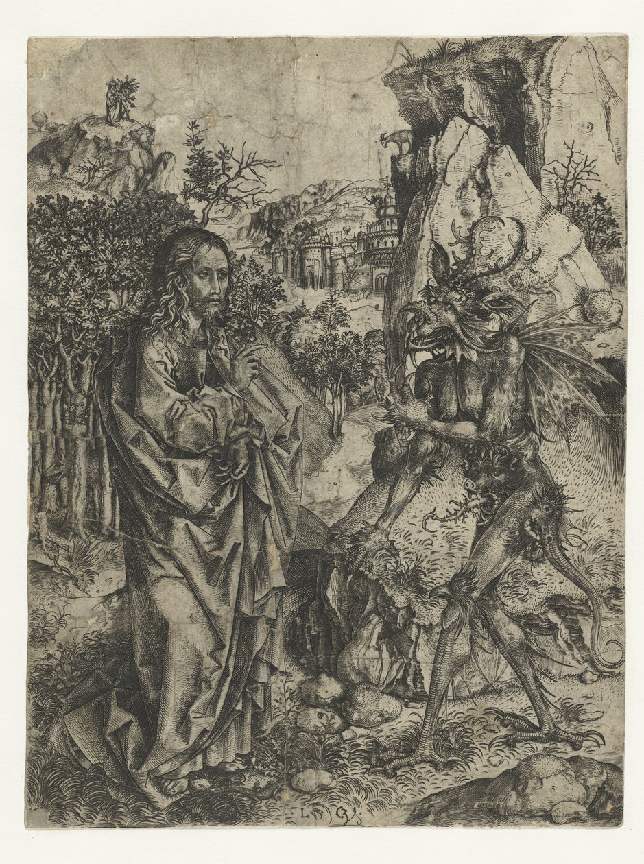 The Temptation of Christ by Monogrammist LCZ