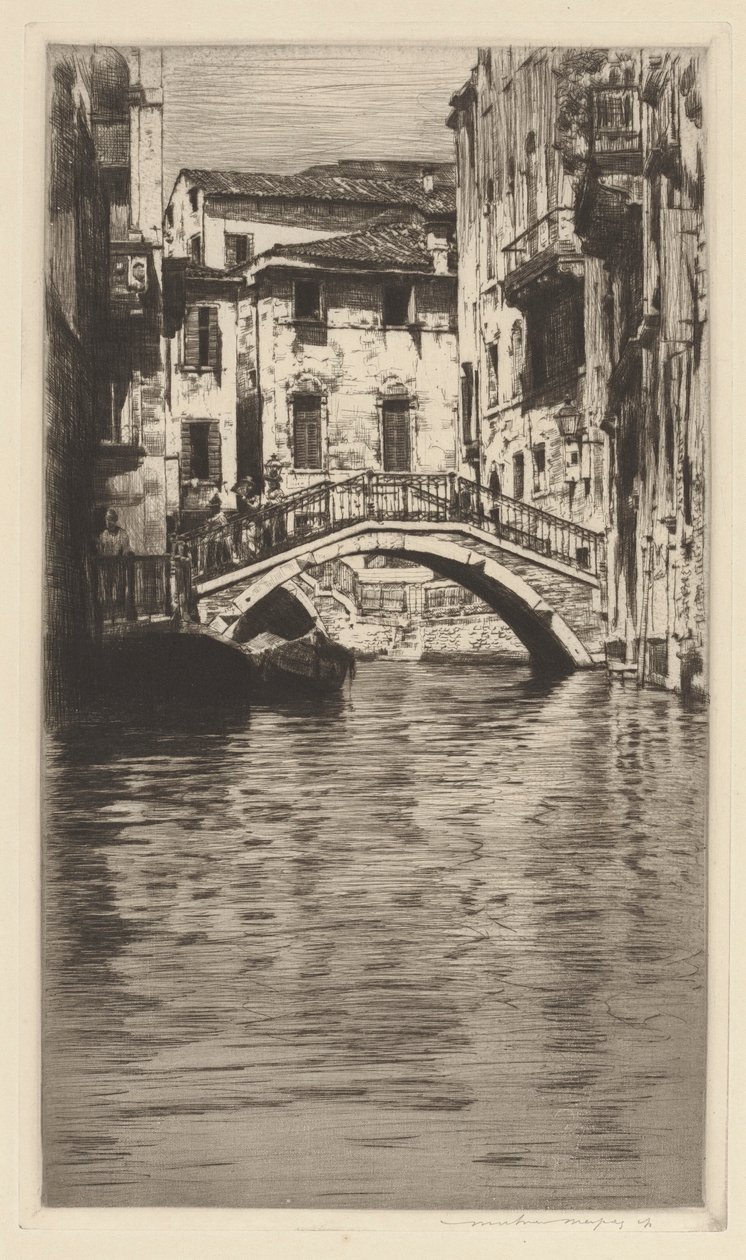 Osmarin Canal by Mortimer Menpes