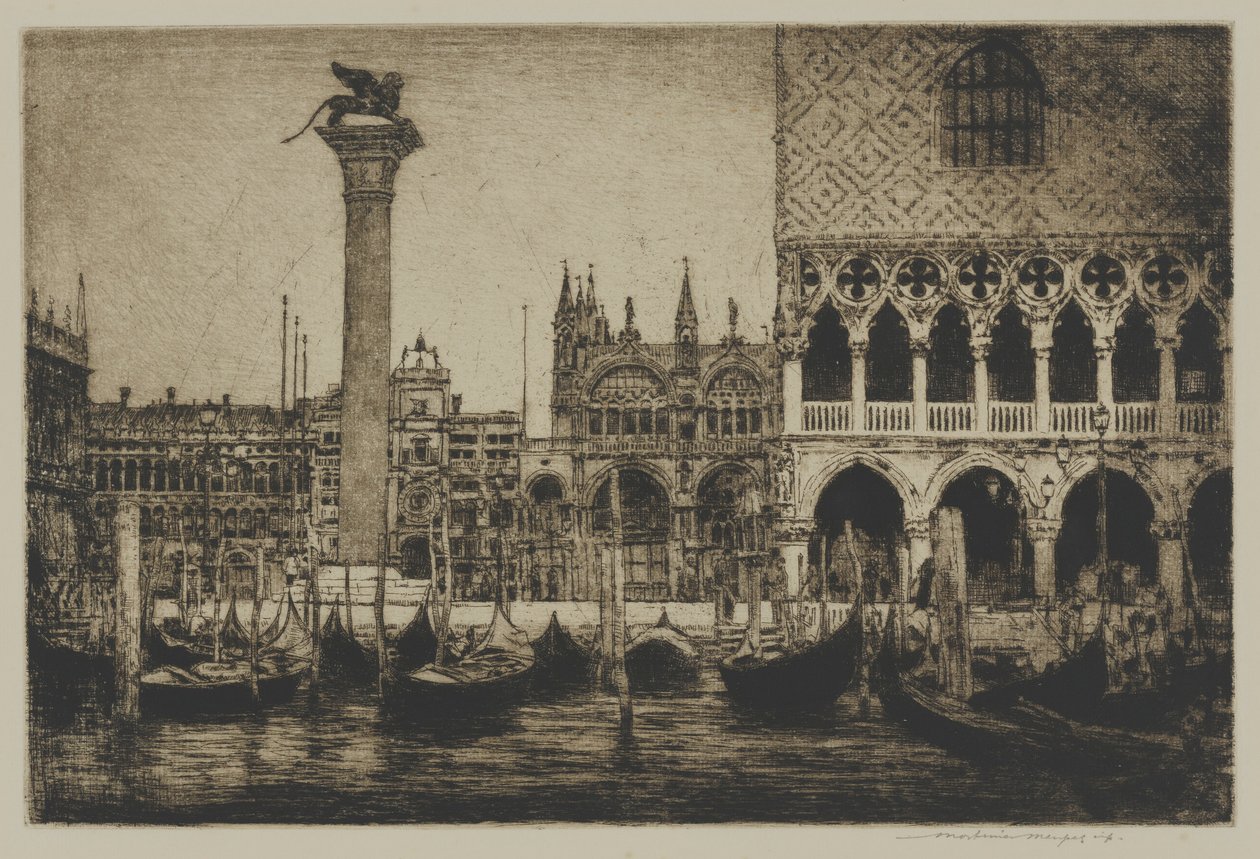 The Piazza of St. Mark, Venice by Mortimer Menpes