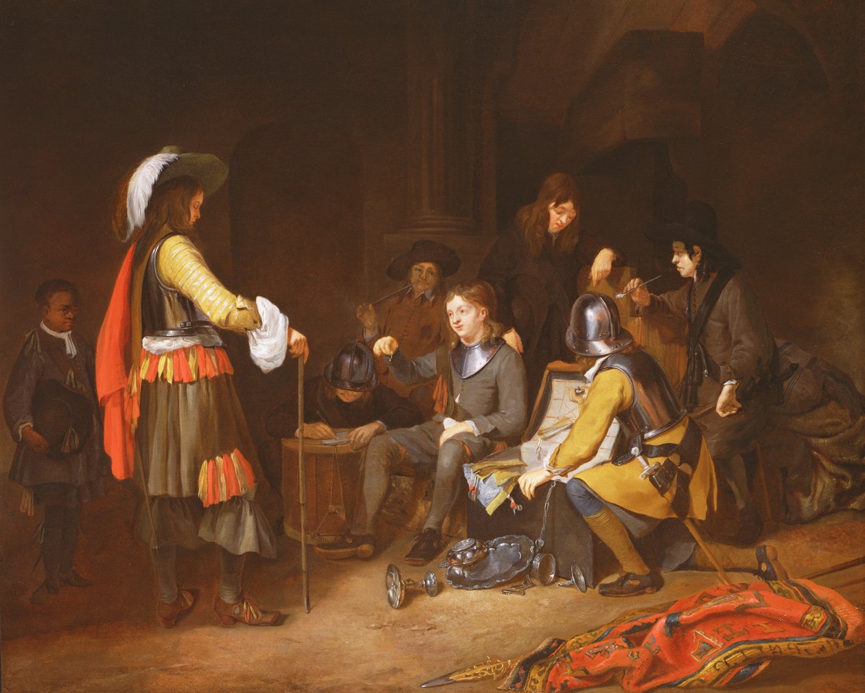 The Division of the Spoils by Moses Ter Borch