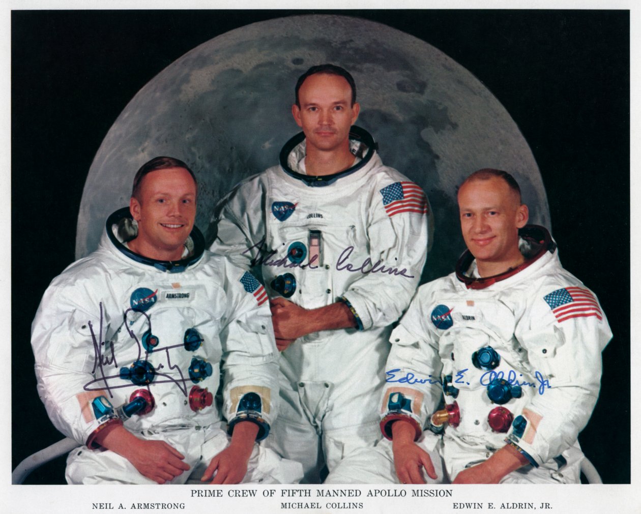 The Crew of Apollo 11, 1969 by NASA Images