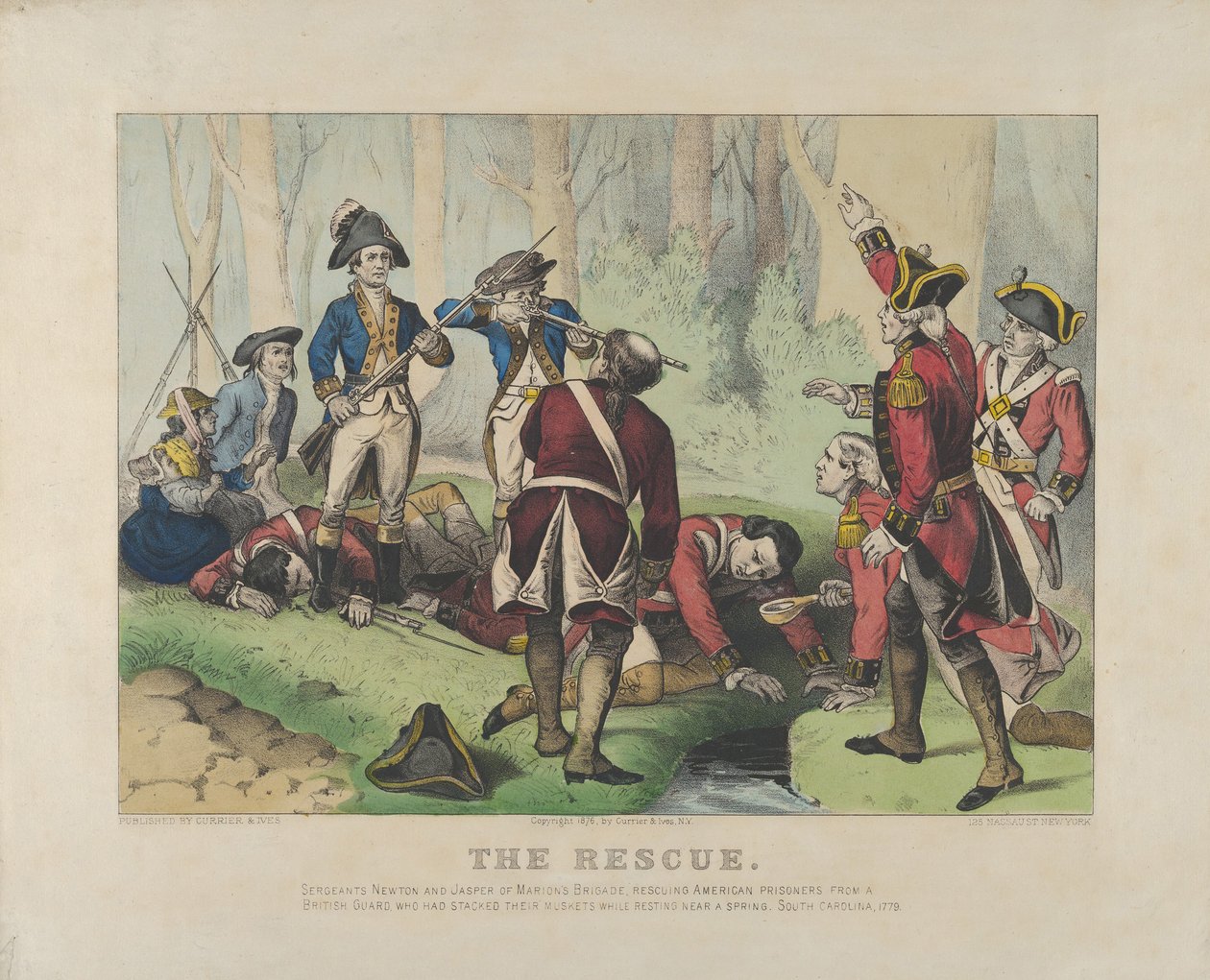 The Rescue by Currier and Ives