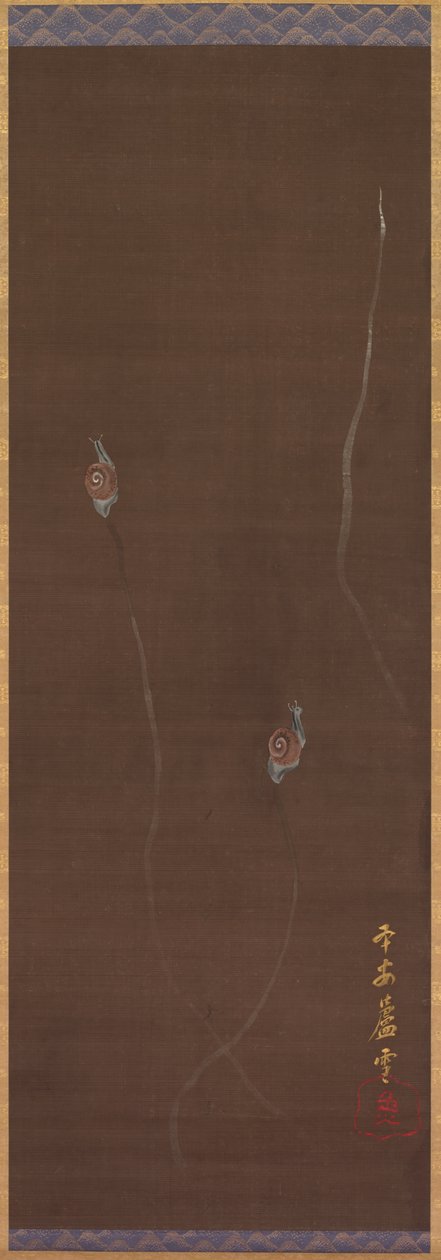Snails by Nagasawa Rosetsu