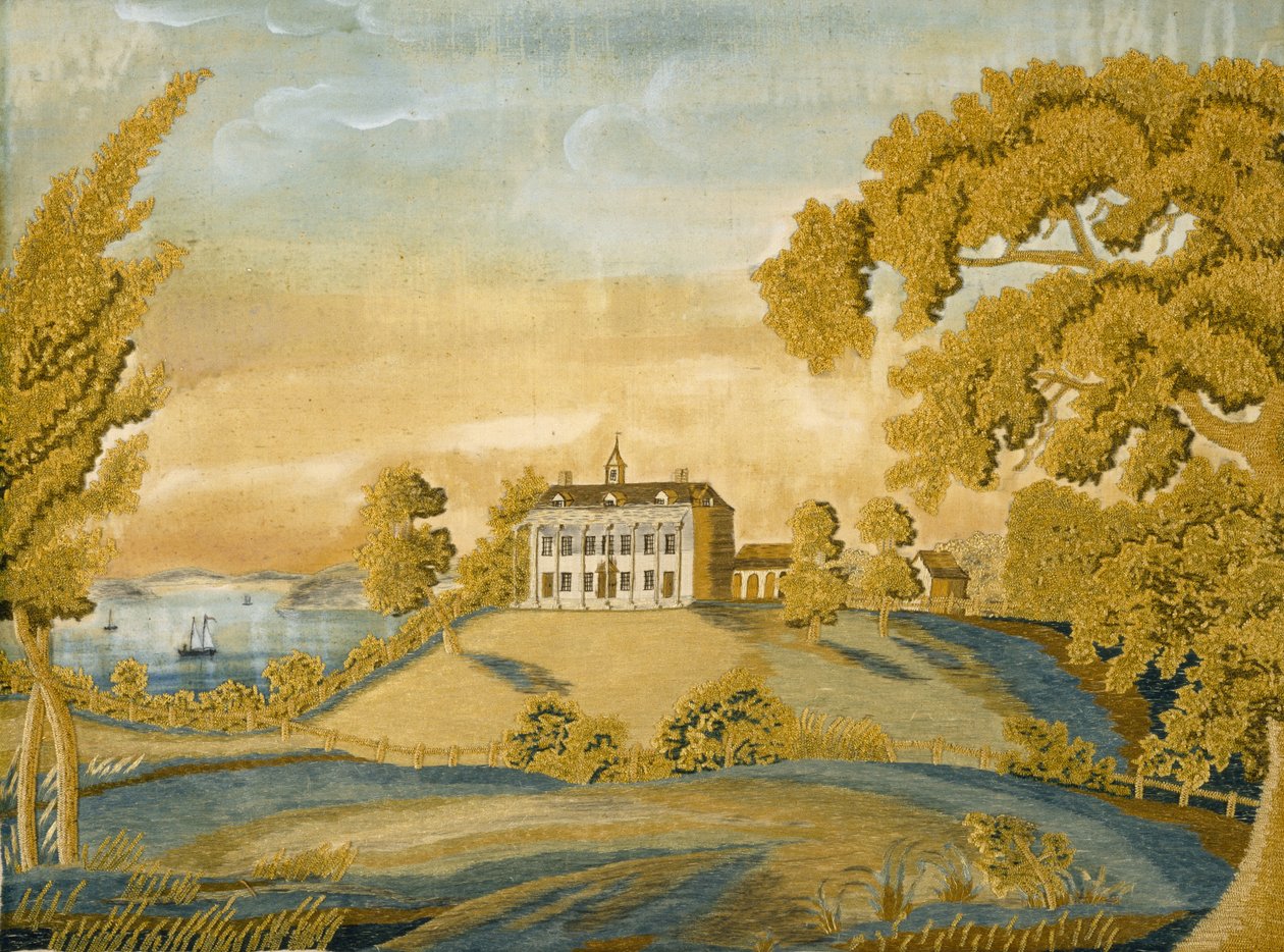 View of Mount Vernon, c. 1805-1810 by Nancy Ellis Brewster