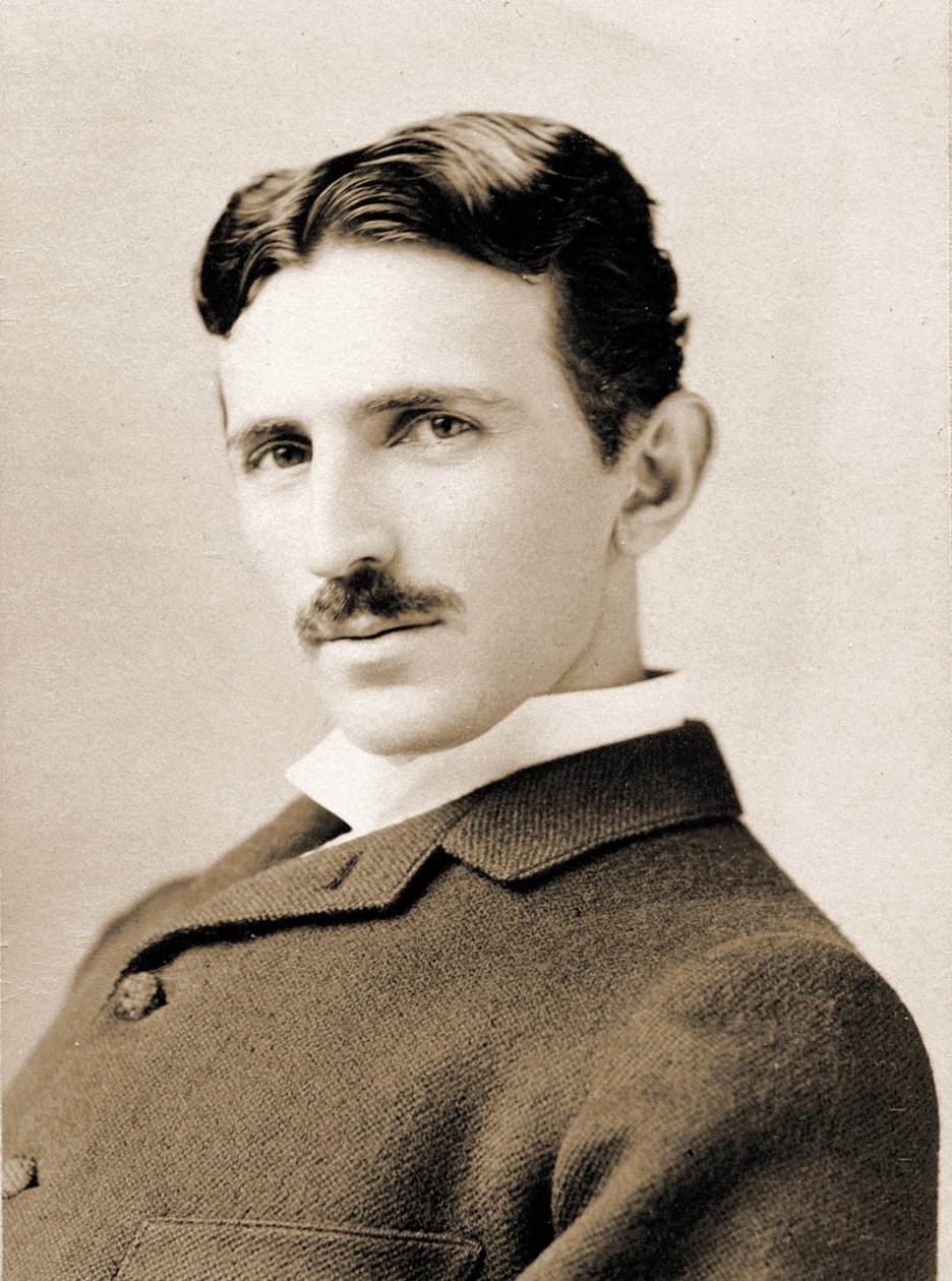 Portrait of Nikola Tesla by Napoleon Sarony