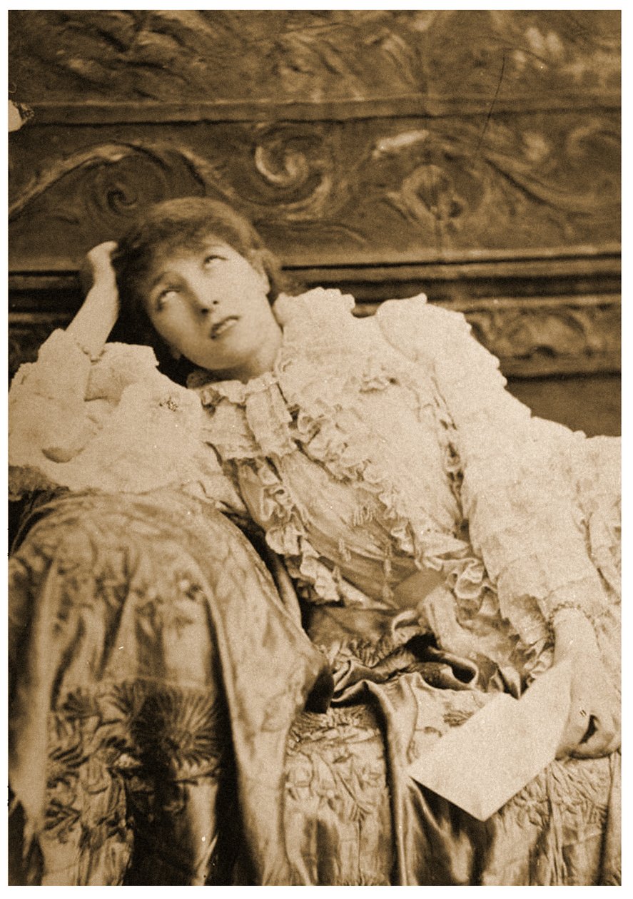 Sarah Bernhardt as Phedre in Racine