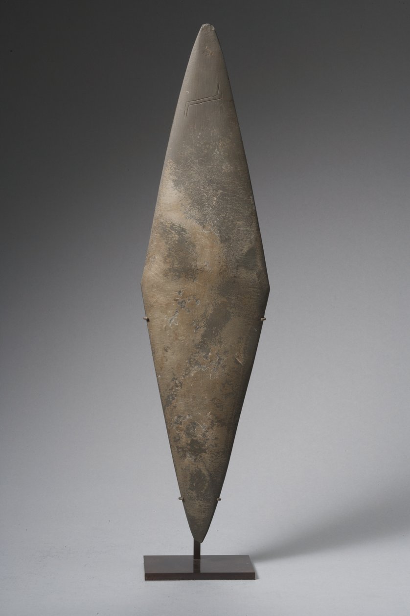 Palette with hieroglyph by Naqada I Period Egyptian
