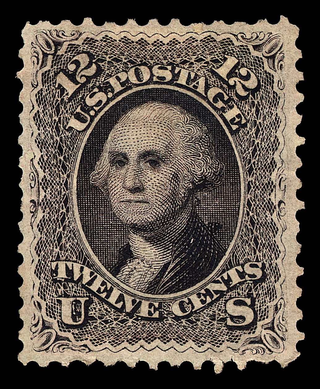 12c Washington Single, 1861 by National Bank Note Company