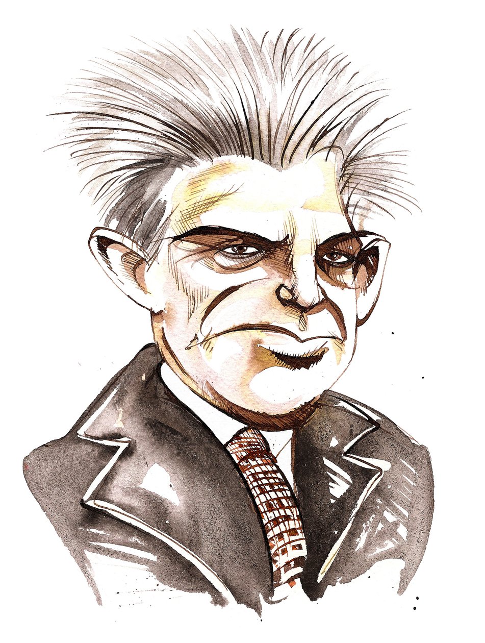 Carl Nielsen, caricature by Neale Osborne