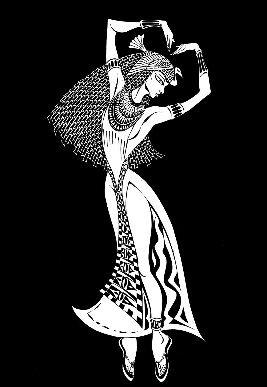 Cleopatra - portrait of the character from the opera Mlada composed by Russian composer Nikolai Rimsky-Korsakov by Neale Osborne
