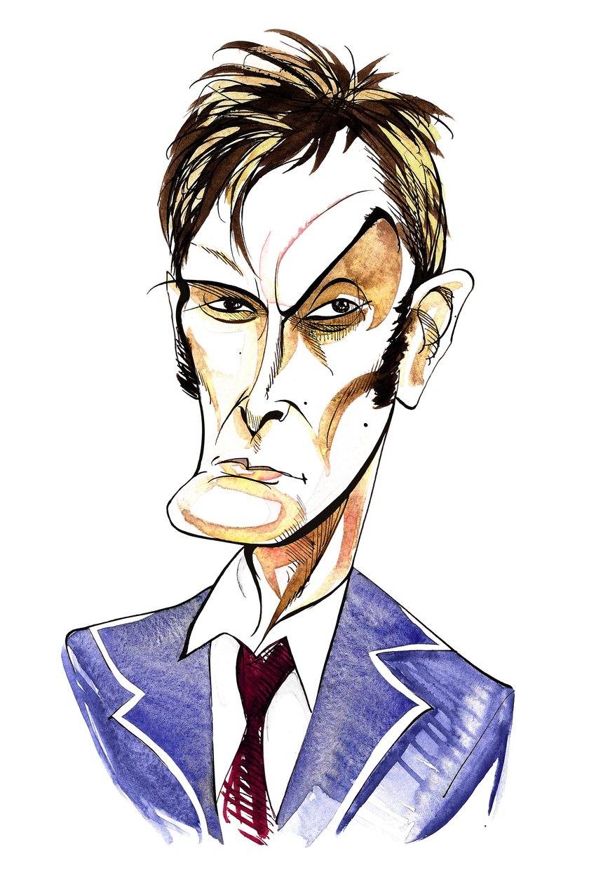 David Tennant as Doctor Who in BBC television series of same name by Neale Osborne