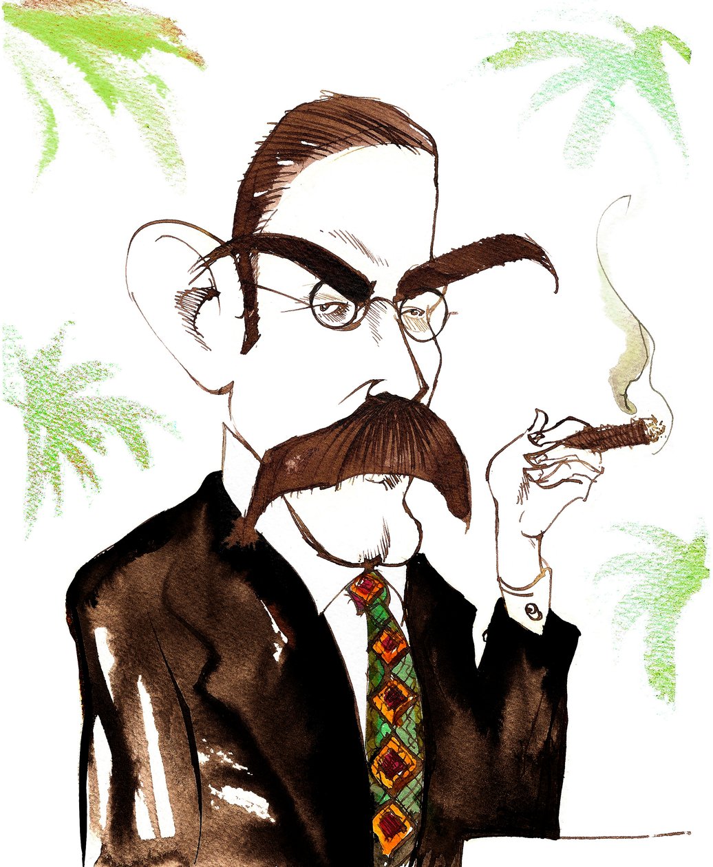 English writer Rudyard Kipling by Neale Osborne